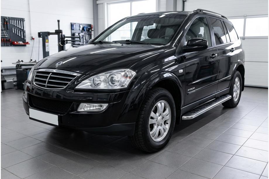 SsangYong Kyron 2005-2014 Praguri Laterale Maydos V1 (2 buc, Aluminiu si Otel Inoxidabil) Image