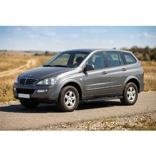 Praguri Laterale RedLine Black (2 buc, Aluminiu) SsangYong Kyron 2005-2014 foto 1