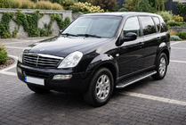 SsangYong Rexton I 2001-2017 Praguri Laterale Maydos V1 (2 buc, Aluminiu si Otel Inoxidabil) foto 1
