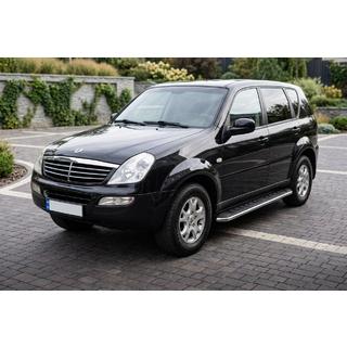 Praguri Laterale Maydos V1 (2 buc, Aluminiu si Otel Inoxidabil) SsangYong Rexton I 2001-2017 foto 1