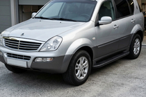 SsangYong Rexton I 2001-2017 Praguri Laterale Bosphorus Black (2 buc, Aluminiu) foto 1