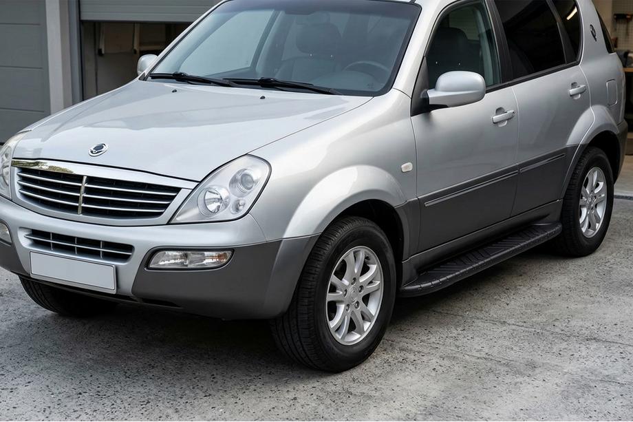 SsangYong Rexton I 2001-2017 Praguri Laterale Bosphorus Black (2 buc, Aluminiu) Image