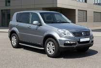 SsangYong Rexton I 2001-2017 Praguri Laterale Tayga Grey (2 buc, Aluminiu) foto 1