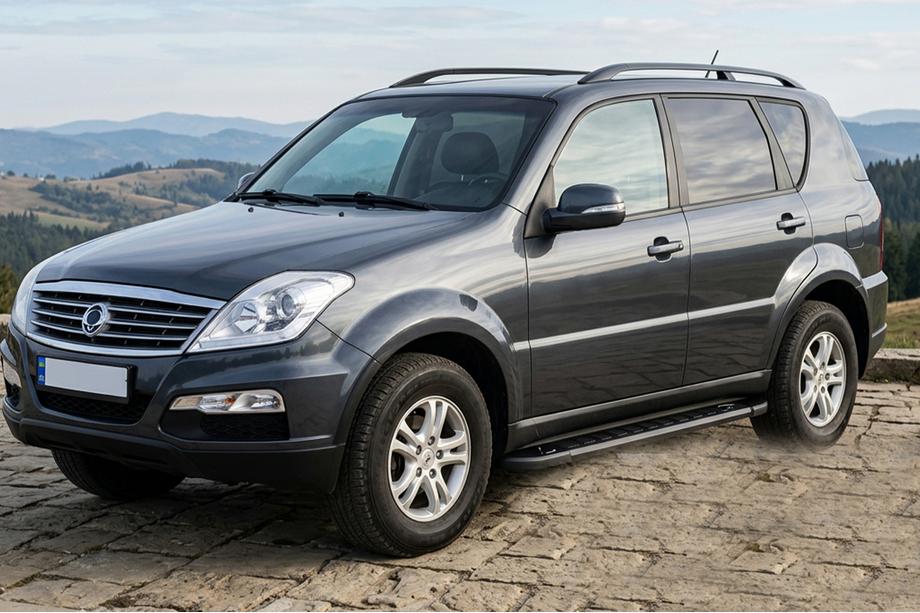 SsangYong Rexton I 2001-2017 Praguri Laterale RedLine Black (2 buc, Aluminiu) Image