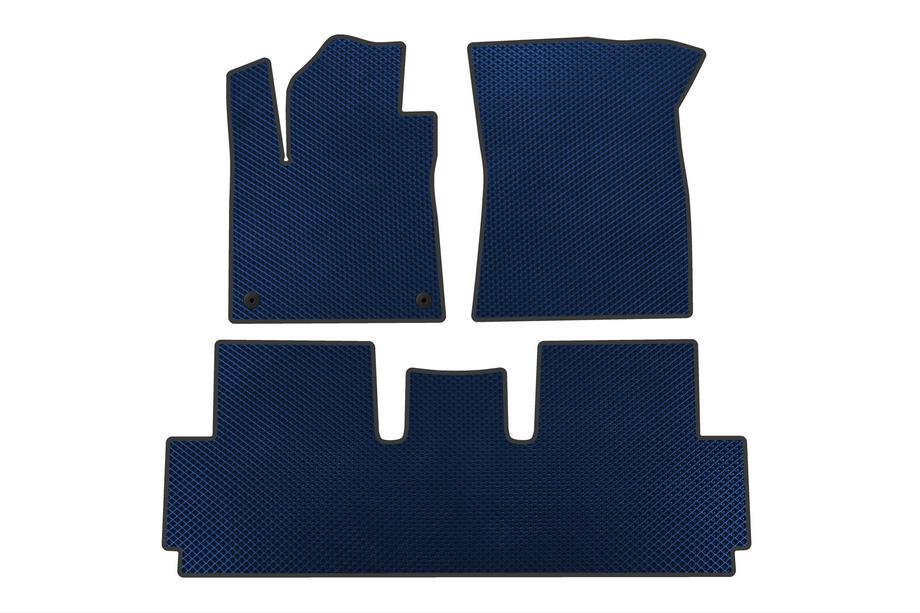 Citroen C-4 Picasso 2013–2022 Covorase auto EVA (pentru Grand, 2 randuri, Albastru) Image
