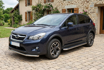 Subaru XV 2011-2017 Praguri Laterale Maydos V1 (2 buc, Aluminiu si Otel Inoxidabil) foto 1