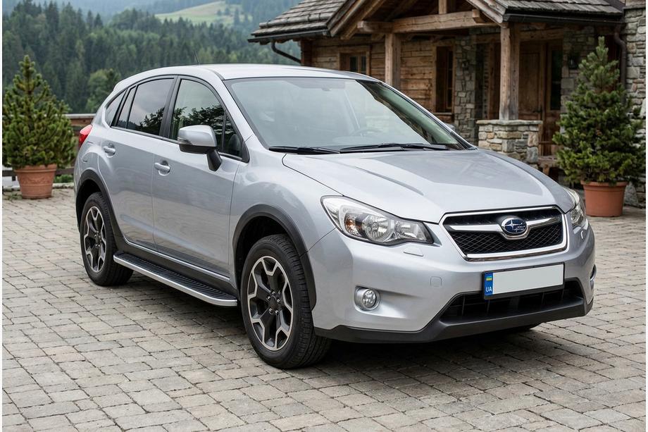 Subaru XV 2011-2017 Praguri Laterale Tayga Grey (2 buc, Aluminiu) Image