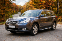 Subaru Outback 2009-2014 Praguri Laterale Sunrise (2 buc, Aluminiu) foto 1