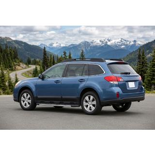 Praguri Laterale Duru (2 buc, Aluminiu) Subaru Outback 2009-2014 foto 1