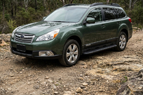 Subaru Outback 2009-2014 Praguri Laterale Bosphorus Black (2 buc, Aluminiu) foto 1