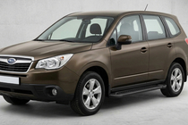 Subaru Forester 2013-2018 Praguri Laterale Allmond Black (2 buc, Aluminiu) foto 1