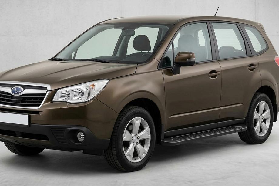 Subaru Forester 2013-2018 Praguri Laterale Allmond Black (2 buc, Aluminiu) Image