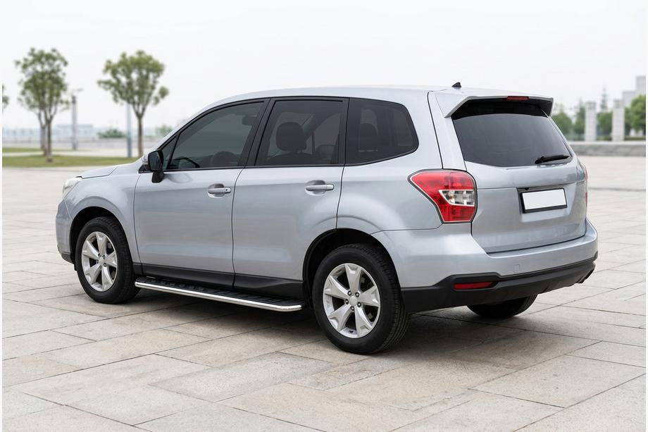 Subaru Forester 2013-2018 Praguri Laterale Maydos V1 (2 buc, Aluminiu si Otel Inoxidabil) Image