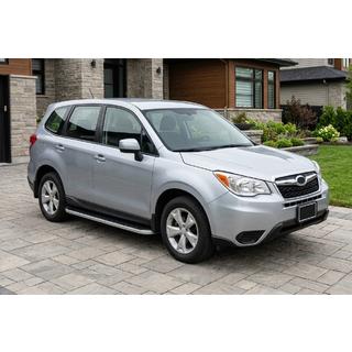Praguri Laterale Tayga Grey (2 buc, Aluminiu) Subaru Forester 2013-2018 foto 1