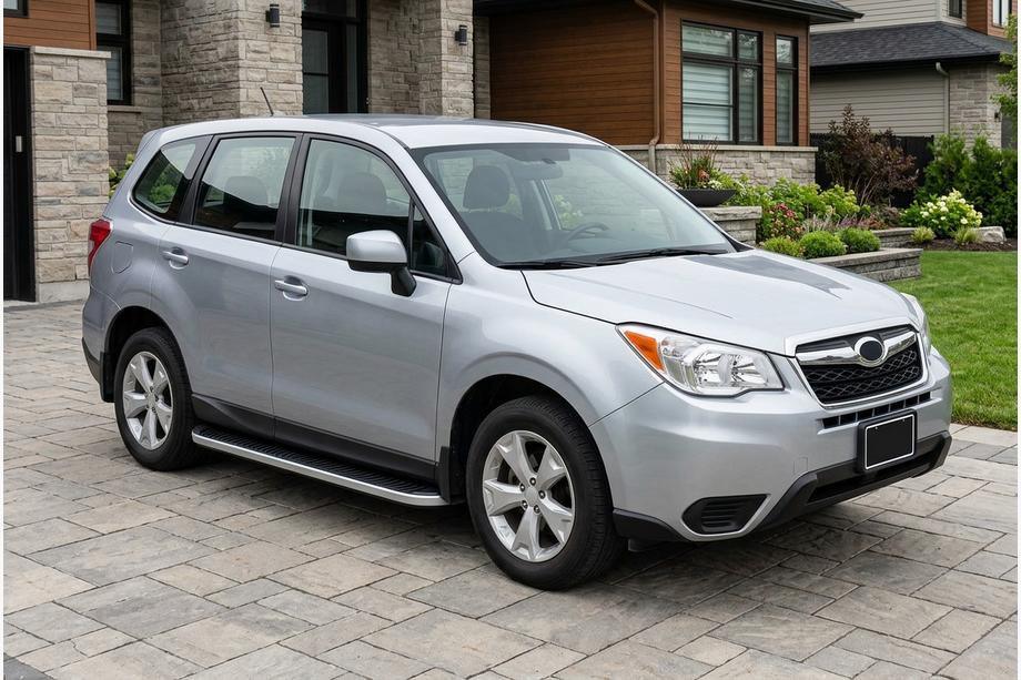 Subaru Forester 2013-2018 Praguri Laterale Tayga Grey (2 buc, Aluminiu) Image