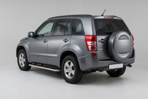Suzuki Grand Vitara 2005-2017 Praguri Laterale Maydos V1 (2 buc, Aluminiu si Otel Inoxidabil) foto 1