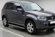 Suzuki Grand Vitara 2005-2017 Praguri Laterale Tayga Grey (2 buc, Aluminiu) foto 1