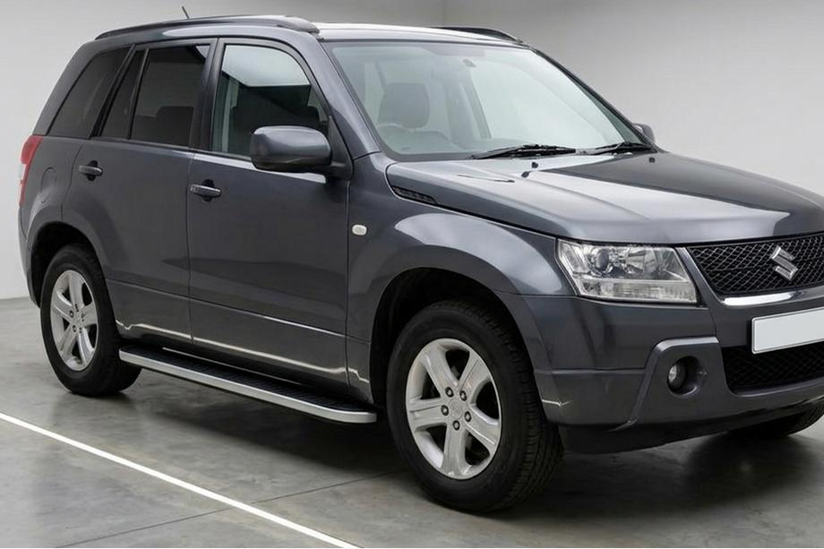 Suzuki Grand Vitara 2005-2017 Praguri Laterale Tayga Grey (2 buc, Aluminiu) Image