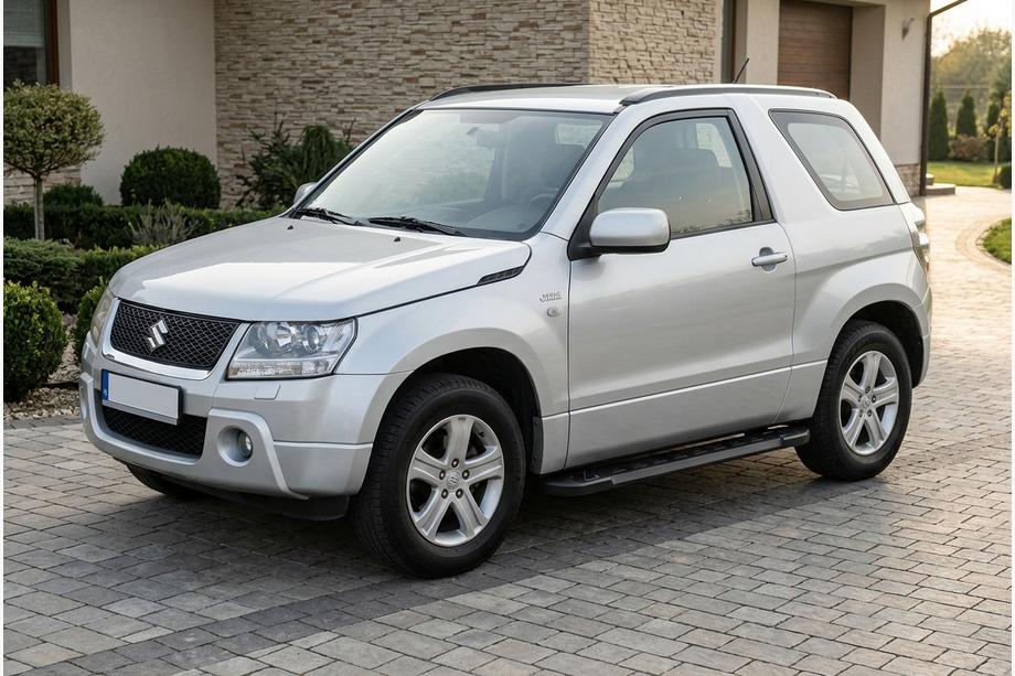 Suzuki Grand Vitara 2005-2017 Praguri Laterale RedLine Black (2 buc, Aluminiu) Image