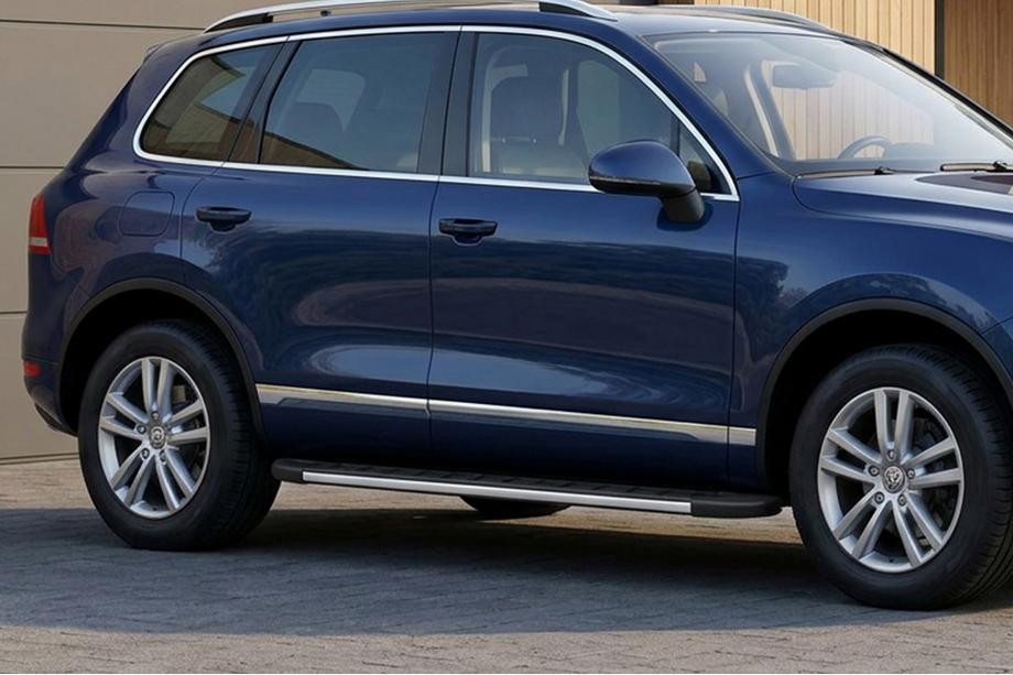 Volkswagen Touareg 2002–2010 Praguri Laterale Duru (2 buc, Aluminiu) Image