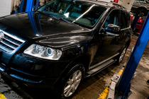 Volkswagen Touareg 2002–2010 Praguri Laterale Rainbow (2 buc, Aluminiu) foto 2