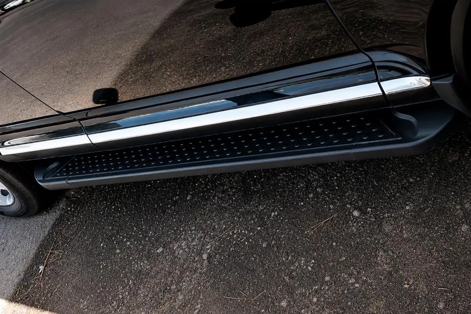 Volkswagen Touareg 2010-2018 Praguri Laterale Allmond Black (2 buc, Aluminiu) Image