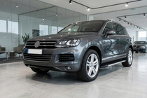Volkswagen Touareg 2010-2018 Praguri Laterale RedLine V1 (2 buc, Aluminiu) foto 1