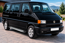 Volkswagen T4 Caravelle/Multivan 1990–2003 Praguri Laterale Line (2 buc, Aluminiu) foto 1