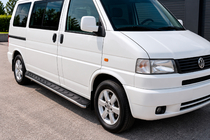 Volkswagen T4 Caravelle/Multivan 1990–2003 Praguri Laterale Maydos V1 (2 buc, Aluminiu si Otel Inoxidabil) foto 1