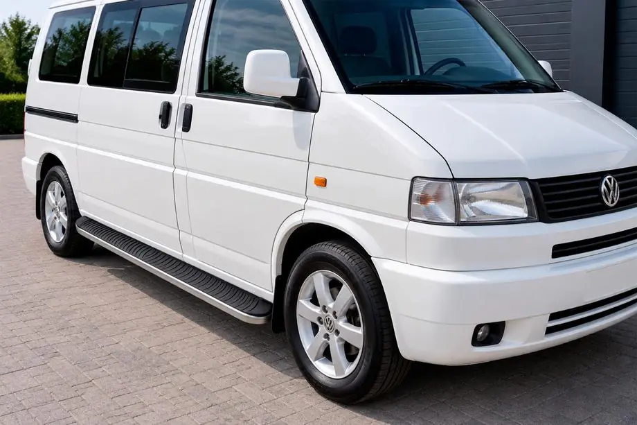 Volkswagen T4 Caravelle/Multivan 1990–2003 Praguri Laterale Tayga Grey (2 buc, Aluminiu) Image