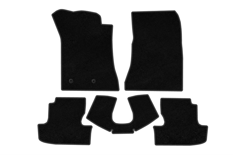 Ford Mustang 2015-2023 Covorase textile Classic V2 (Negru) Foto 1