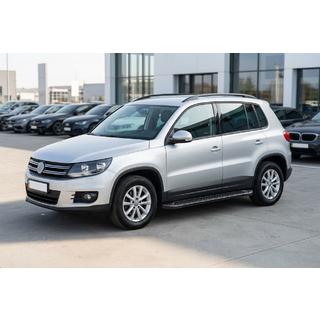 Praguri Laterale Allmond Black (2 buc, Aluminiu) Volkswagen Tiguan 2007-2016 foto 1