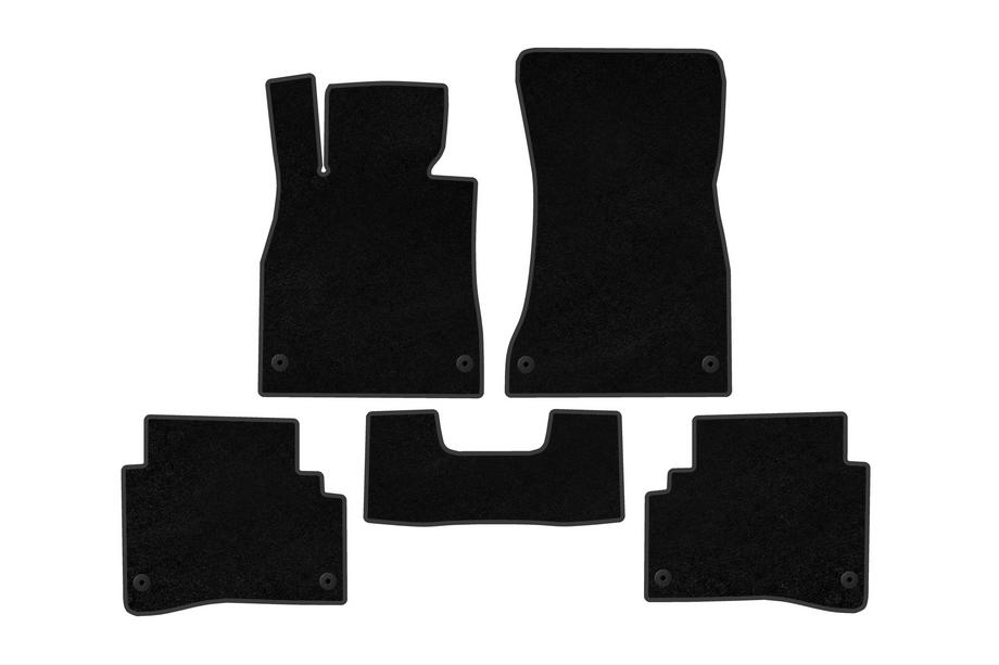 Mercedes S-class W222 2013-2022 Covorase textile Classic (Short, Negru) Foto 1