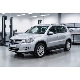 Praguri Laterale Duru (2 buc, Aluminiu) Volkswagen Tiguan 2007-2016 foto 1
