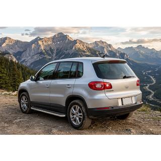 Praguri Laterale Maydos V1 (2 buc, Aluminiu si Otel Inoxidabil) Volkswagen Tiguan 2007-2016 foto 1