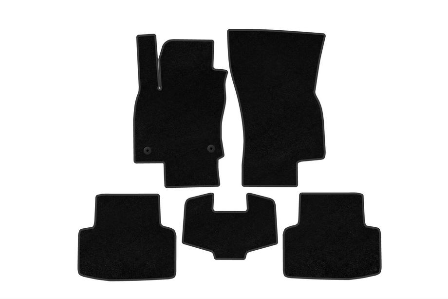 Volkswagen Taos/Tharu 2018–2024 Covorase textile Classic (Negru) Foto 1