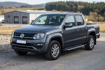 Volkswagen Amarok 2010-2022 Praguri Laterale RedLine V1 (2 buc, Aluminiu) foto 1