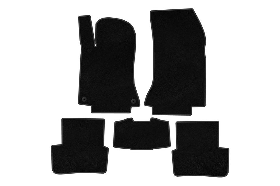 Mercedes B-class W246 2011-2018 Covorase textile Premium (Negru) Image