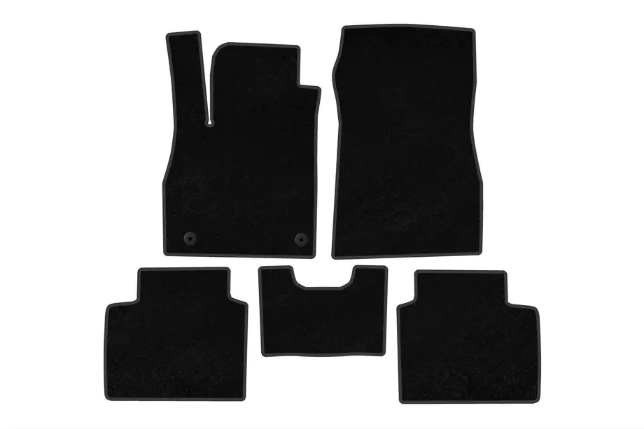 Nissan Micra K14 2016- Covorase textile Premium (Negru) Foto 2