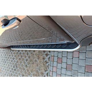 Praguri Laterale Maydos V1 (2 buc, Aluminiu si Otel Inoxidabil) Volkswagen Amarok 2010-2022 foto 2