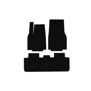 Covorase textile Premium (Pentru Juniper 2025-, Negru) Tesla Model Y 2020- foto 1