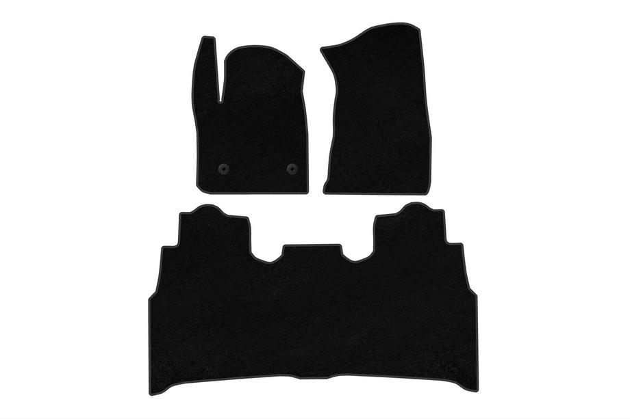 Chevrolet Silverado 2019- Covorase textile Deluxe (Negru) Image