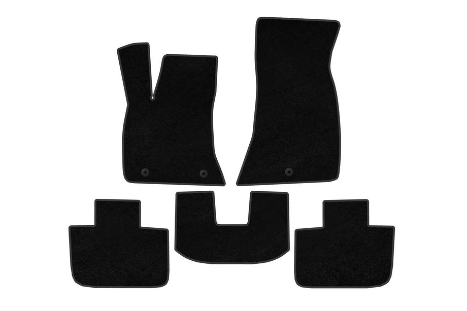 Chrysler C300 2011-2023 Covorase textile Deluxe V2 (Negru) Image