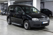 Volkswagen Caddy 2004-2010 Praguri Laterale Line (2 buc, Aluminiu) foto 1