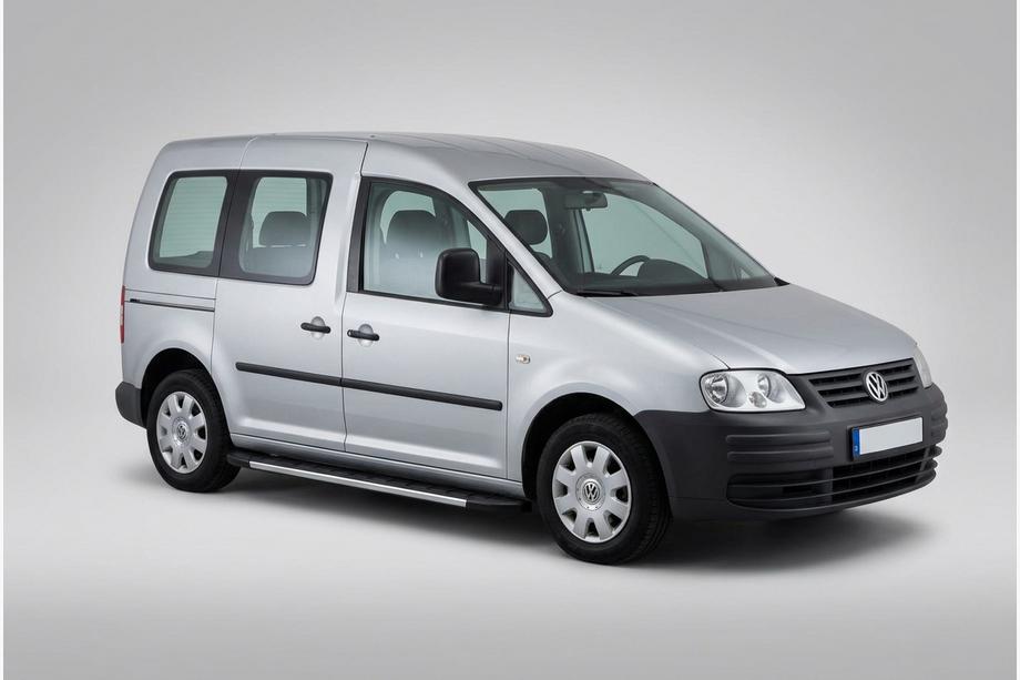 Volkswagen Caddy 2004-2010 Praguri Laterale Duru (2 buc, Aluminiu) Image