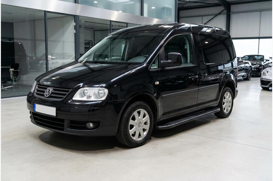 Volkswagen Caddy 2004-2010 Praguri Laterale Bosphorus Black (2 buc, Aluminiu) Image