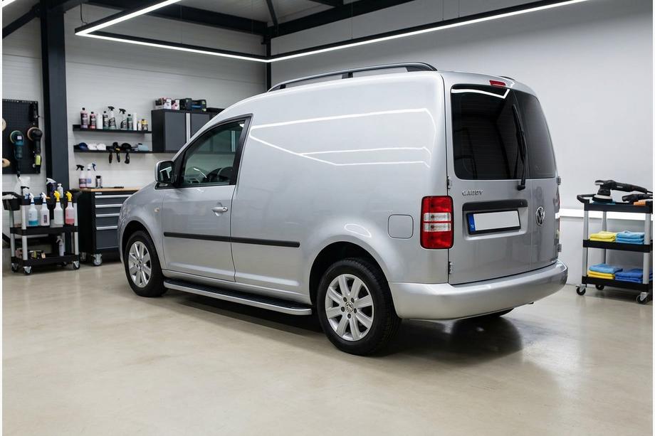 Volkswagen Caddy 2004-2010 Praguri Laterale Tayga Grey (2 buc, Aluminiu) Image