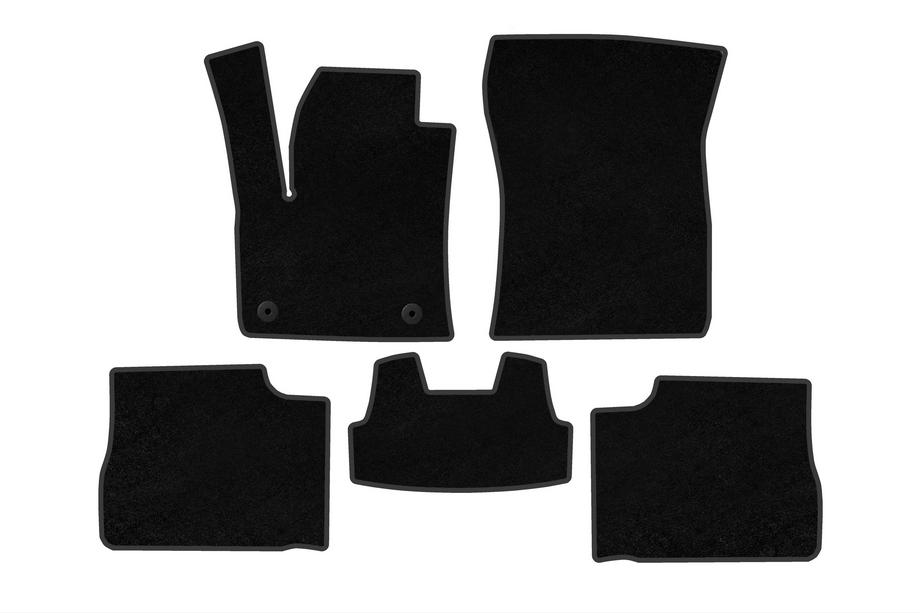 Peugeot 2008 2019- Covorase textile Deluxe V2 (2023-, Electric, Negru) Image