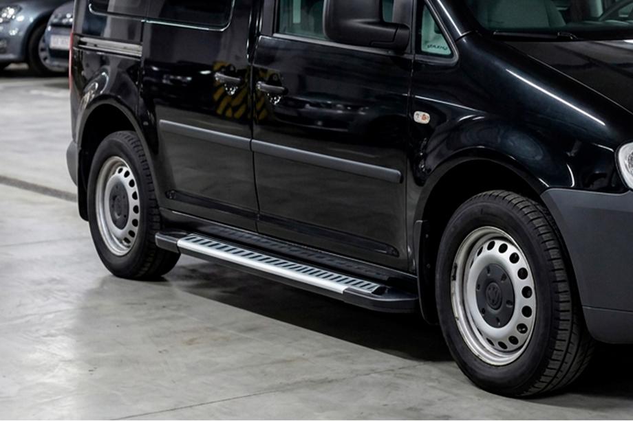 Volkswagen Caddy 2010-2015 Praguri Laterale Line (2 buc, Aluminiu) Image