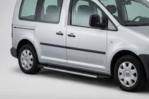 Volkswagen Caddy 2010-2015 Praguri Laterale Duru (2 buc, Aluminiu) Maxi Ampatament foto 1